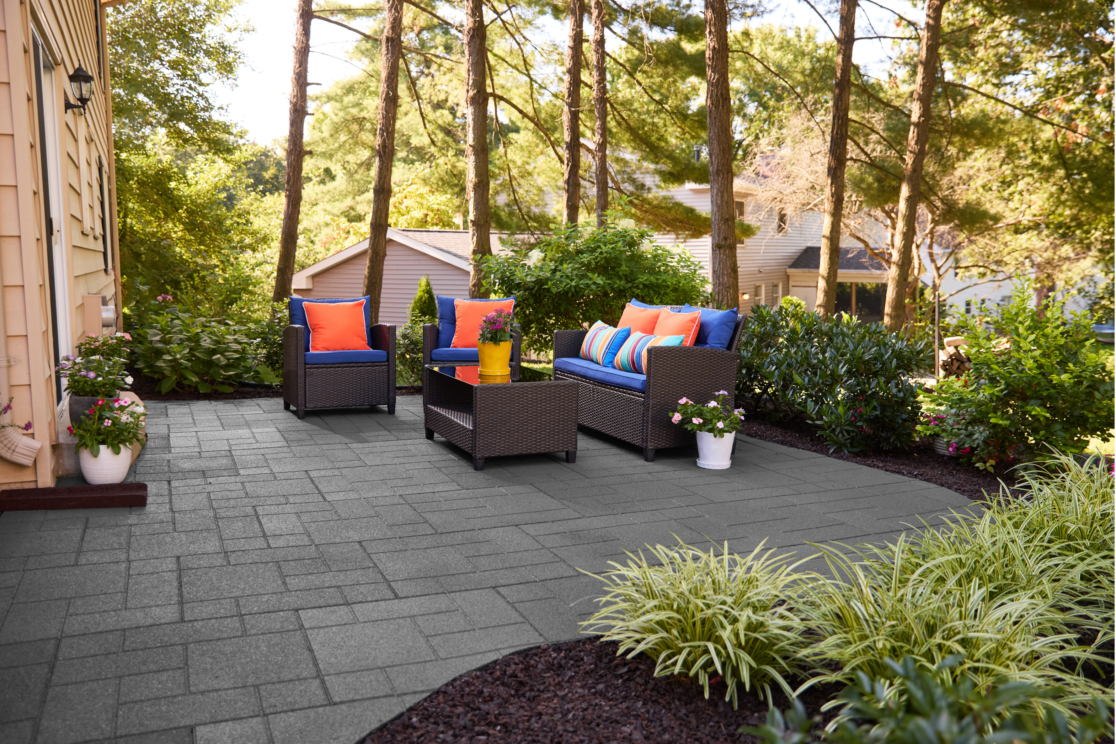 Ground Smart Dual Sided Rubber Pavers 24" SKU GSDSPaver24