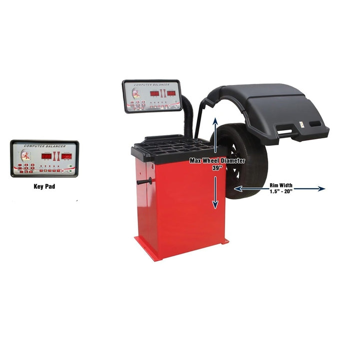 Tuxedo Wheel Balancer, Hood Assembly Included SKU WB-953