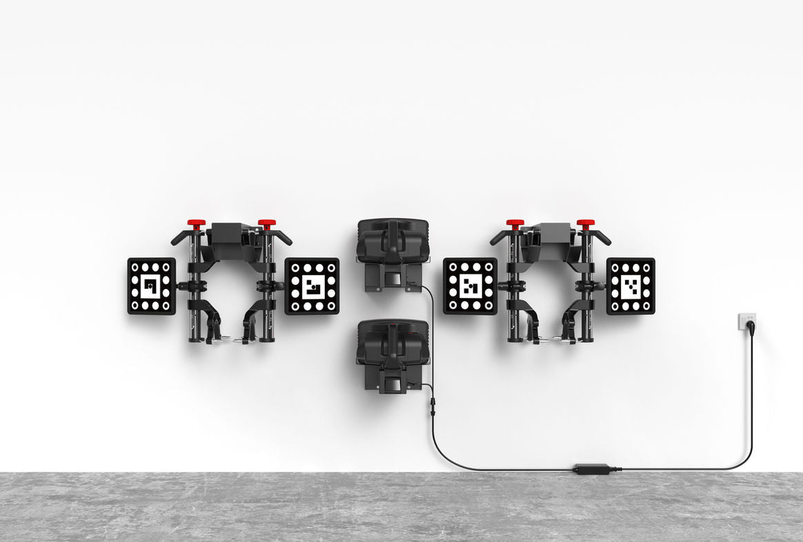 Launch Tech USA X-613 Wireless 3D Aligner, 4 Point Rim Clamps, 3 Point Tire Clamps, Throttle V- Full SKU 702020112TF