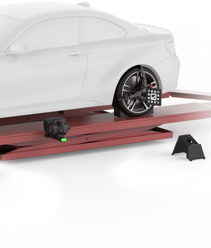 Launch Tech USA X-613 Wireless 3D Aligner, 4 Point Rim Clamps, 3 Point Tire Clamps, Throttle V- Full SKU 702020112TF