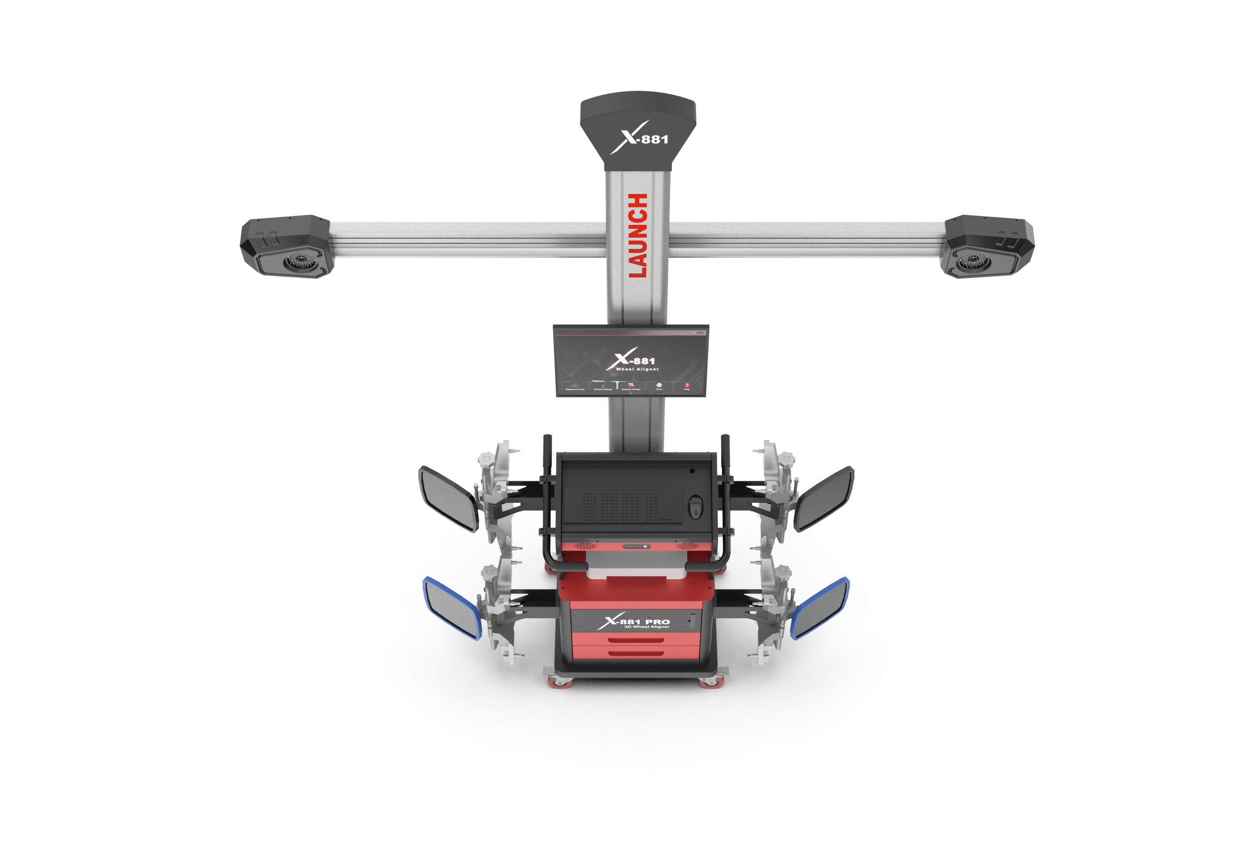 Launch Tech USA X881 Pro Mobile 3D Wheel Aligner SKU 702020046