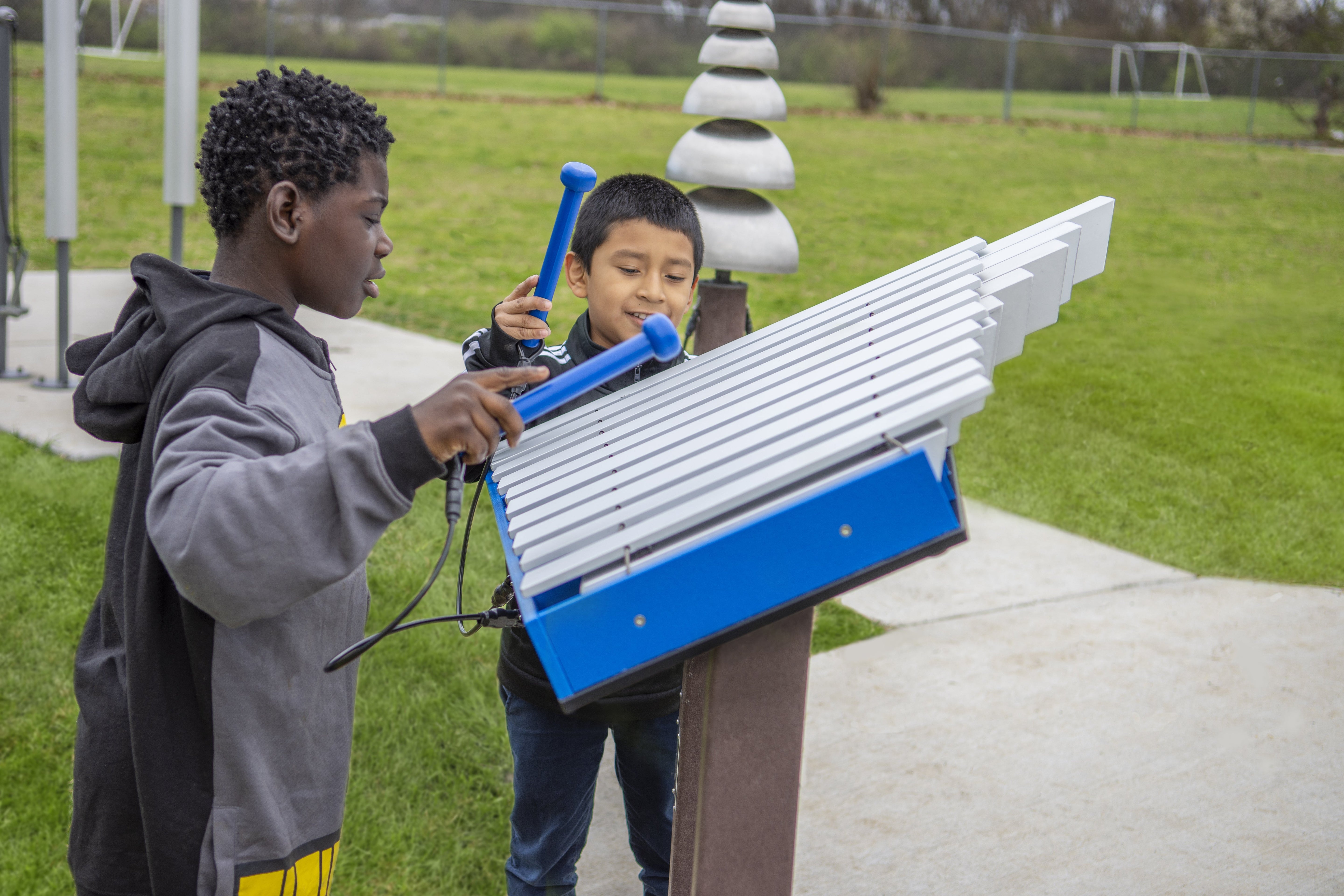 FreeNotes Yantzee 10 Note Bass Metallophone Musical Element SKU YANZ