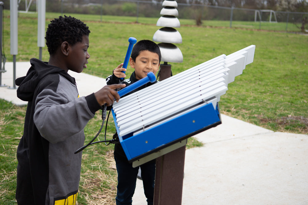 FreeNotes Yantzee 10 Note Bass Metallophone Musical Element SKU YANZ