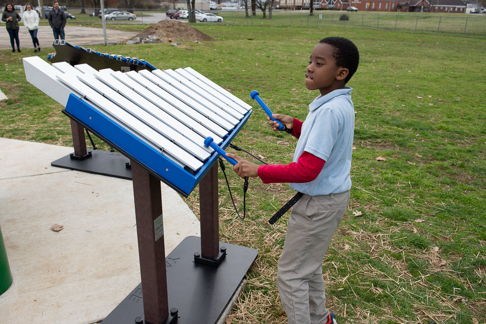 FreeNotes Yantzee 10 Note Bass Metallophone Musical Element SKU YANZ