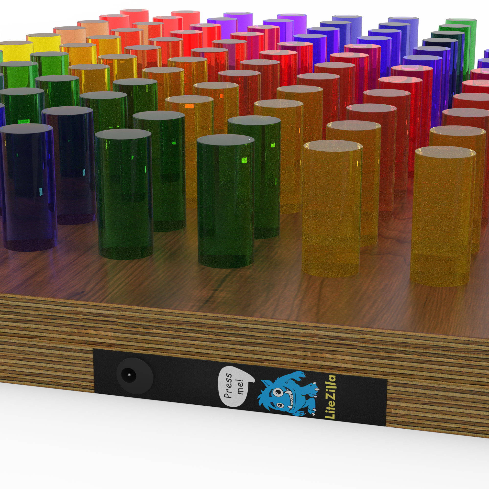 LiteZilla Mini Maple Stained Hardwood SKU LZ-MINI