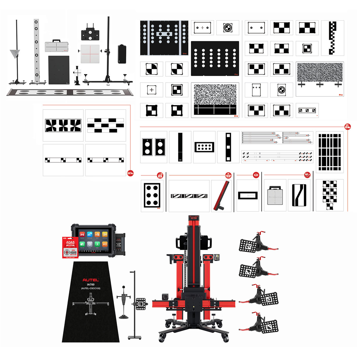 Autel IA700AST Wheel Alignment & All-Systems ADAS Calibration SKU AULIA700AST