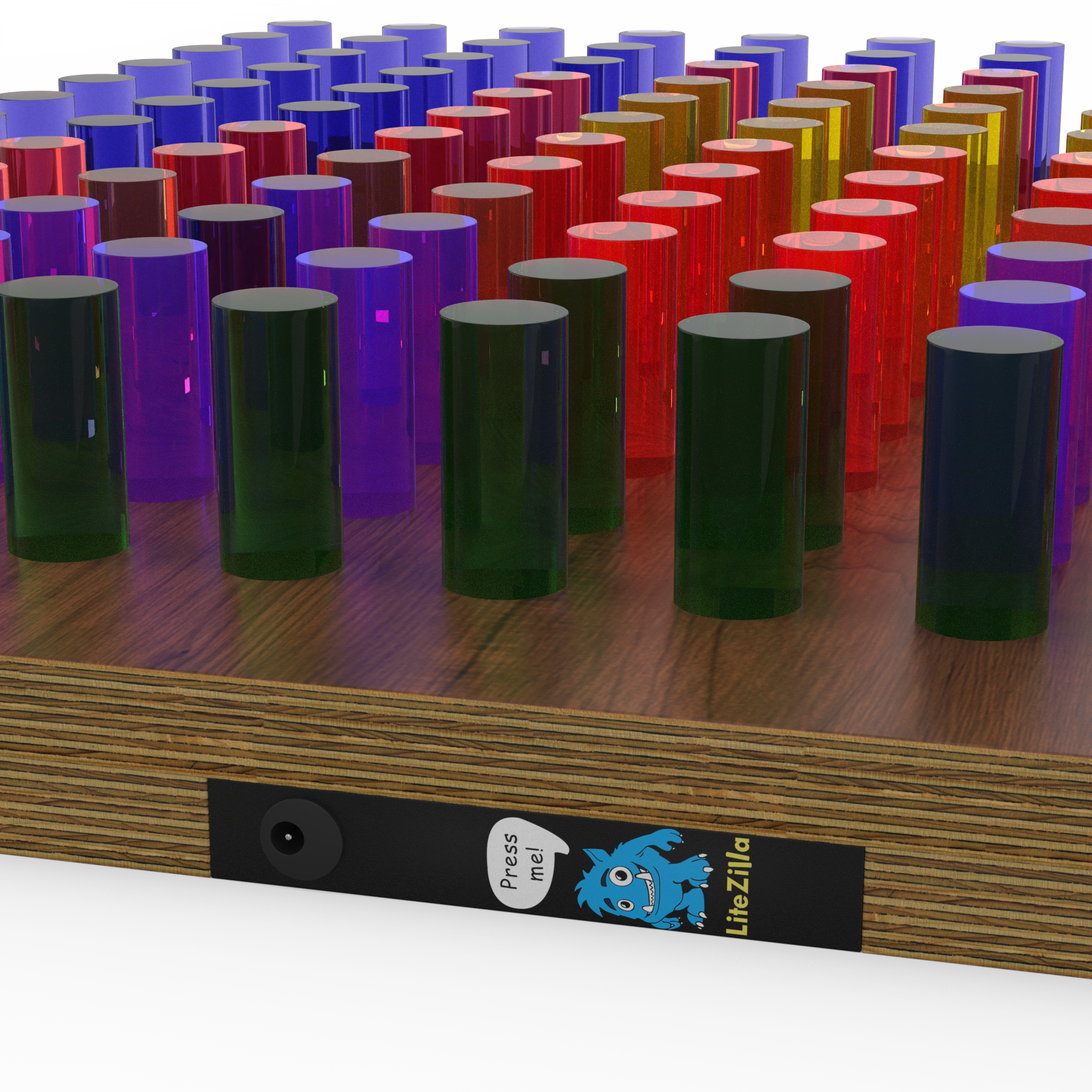 LiteZilla Mini Maple Stained Hardwood SKU LZ-MINI