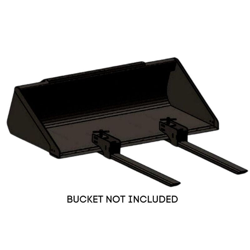 Top Dog Attachments Clamp-On Pallet Forks SKU 9033179