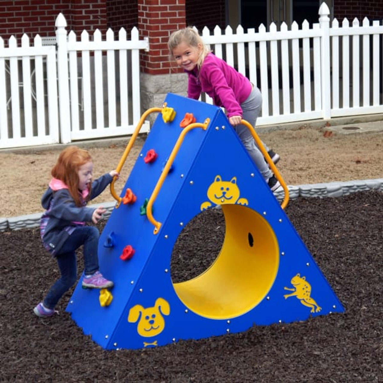 Infinity Playgrounds Climbing Wall w/ Tunnel SKU IP-8038