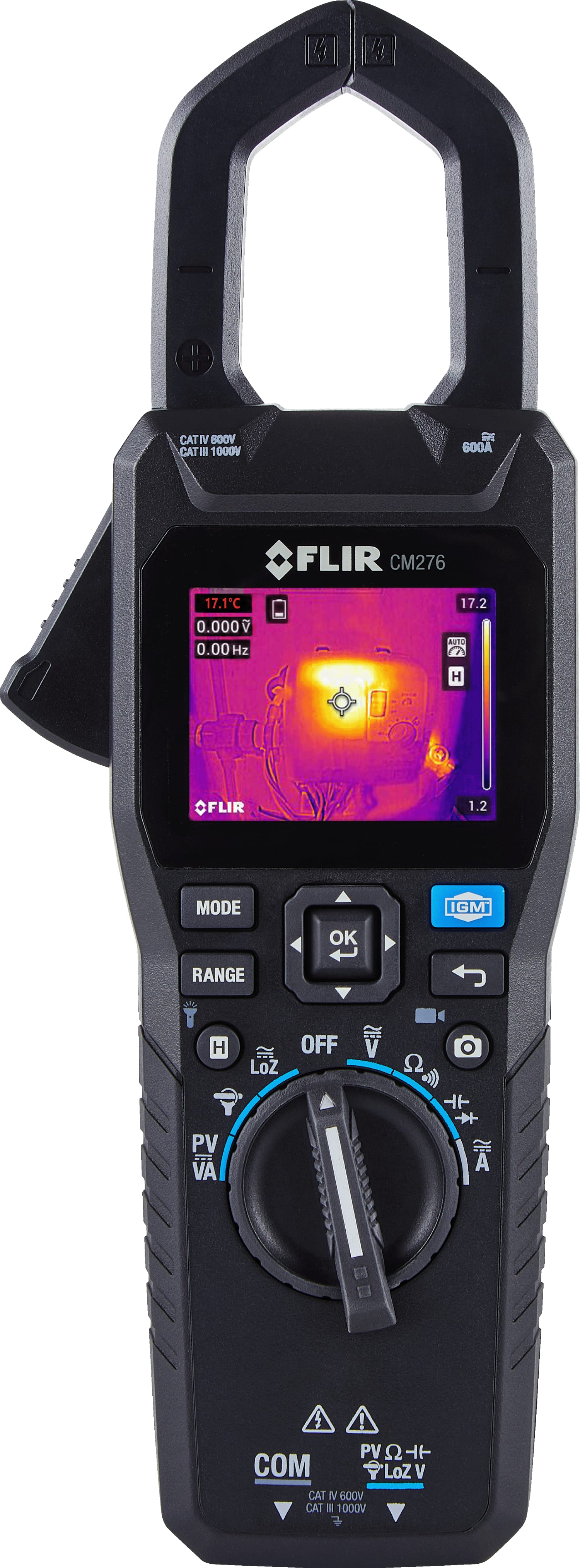 FLIR CM276 Clamp Meter and Thermal Imaging Camera w/ METERLiNK SKU CM276