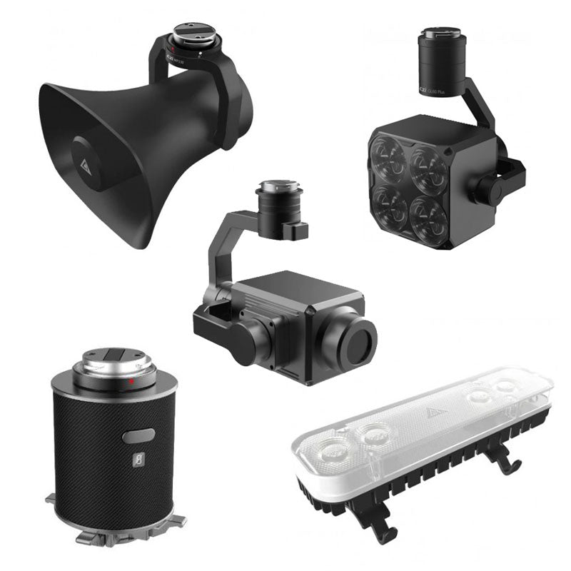 CZI Public Safety Basic Set for DJI Matrice 300/350 RTK series SKU CZI-T1.V2.Red.Blue