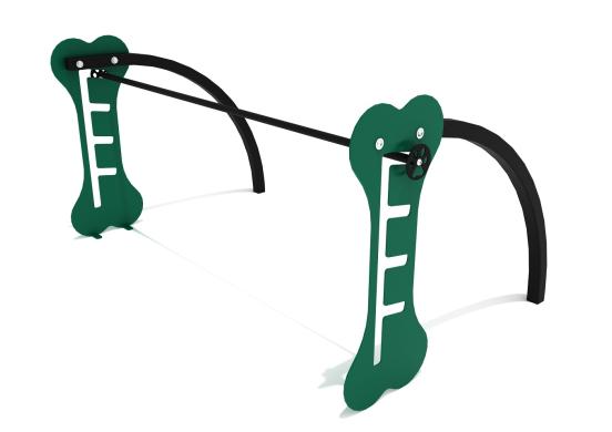 Playground Equipment Dog Bone Jump Bar SKU PDP013