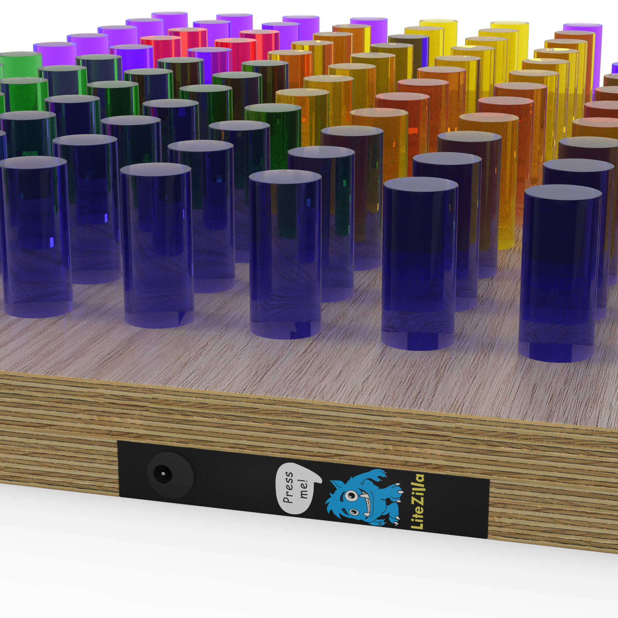 LiteZilla Mini Maple Stained Hardwood SKU LZ-MINI