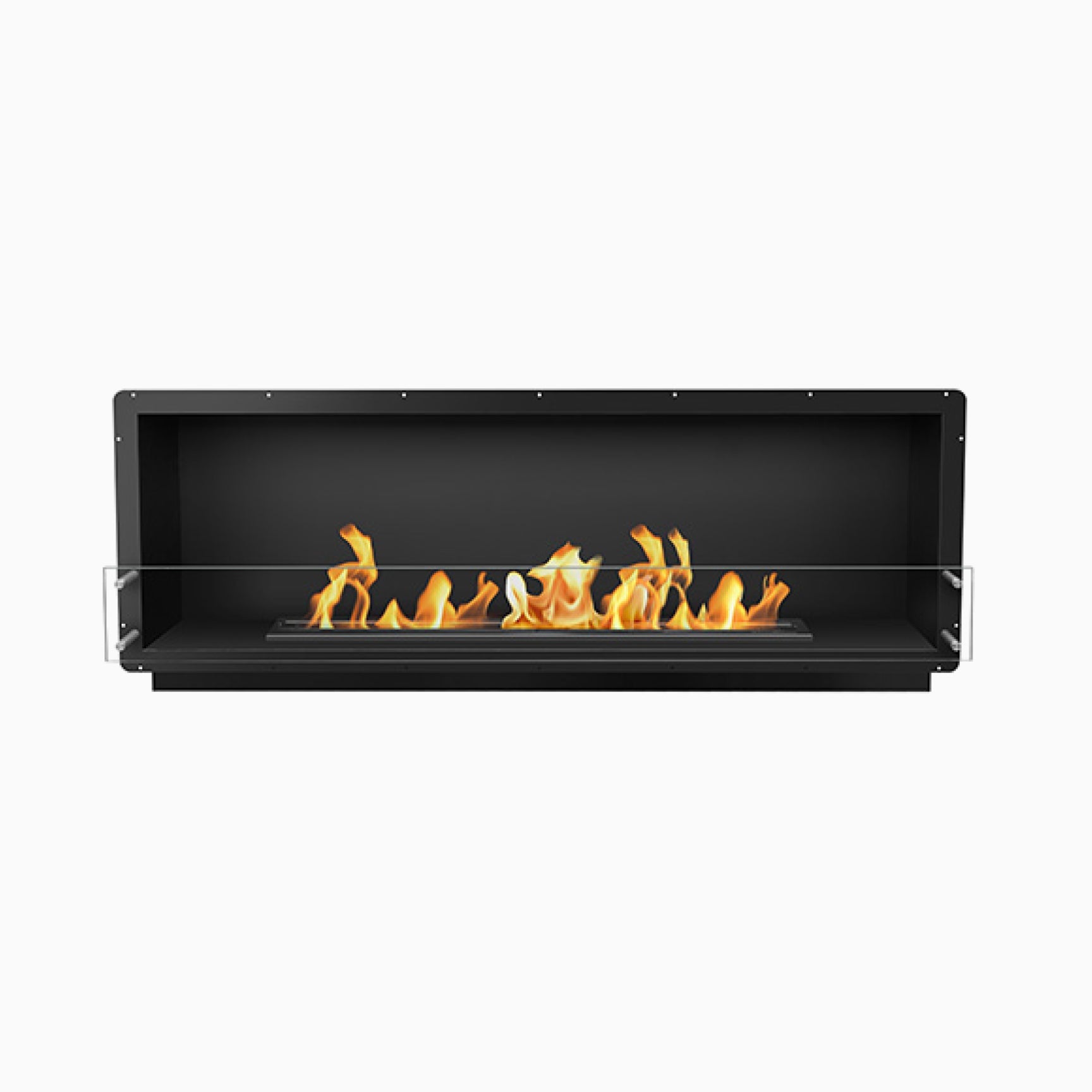 Bio Flame 72" Firebox SKU FB-SS-72-60M-Silver-Spacer
