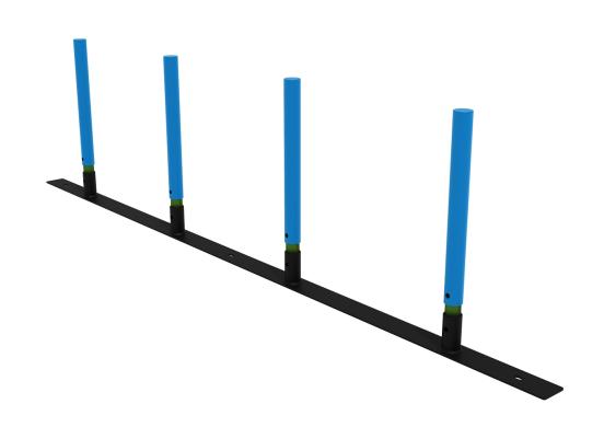 Playground Equipment Four Post Dog Weave SKU PDP009