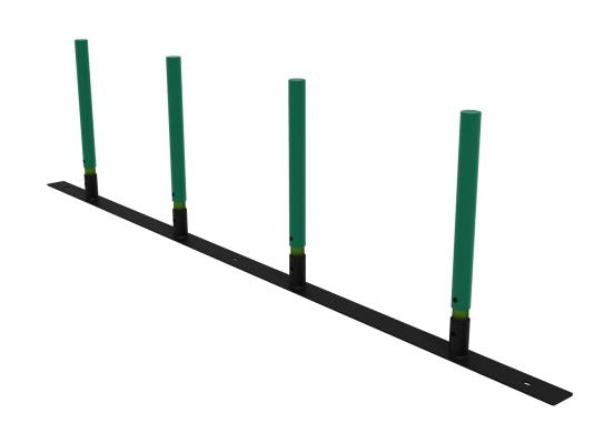 Playground Equipment Four Post Dog Weave SKU PDP009