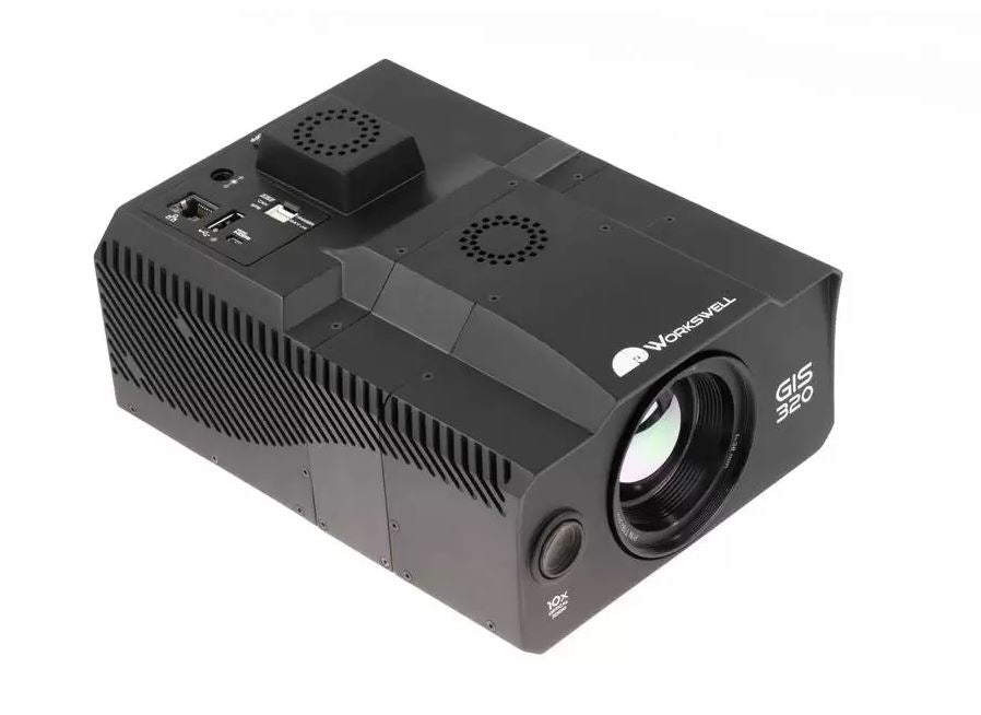 Workswell FLIR GIS-320 Radiometric Drone Camera for Gas Detection w/ 14.5° Lens SKU 71520-0301