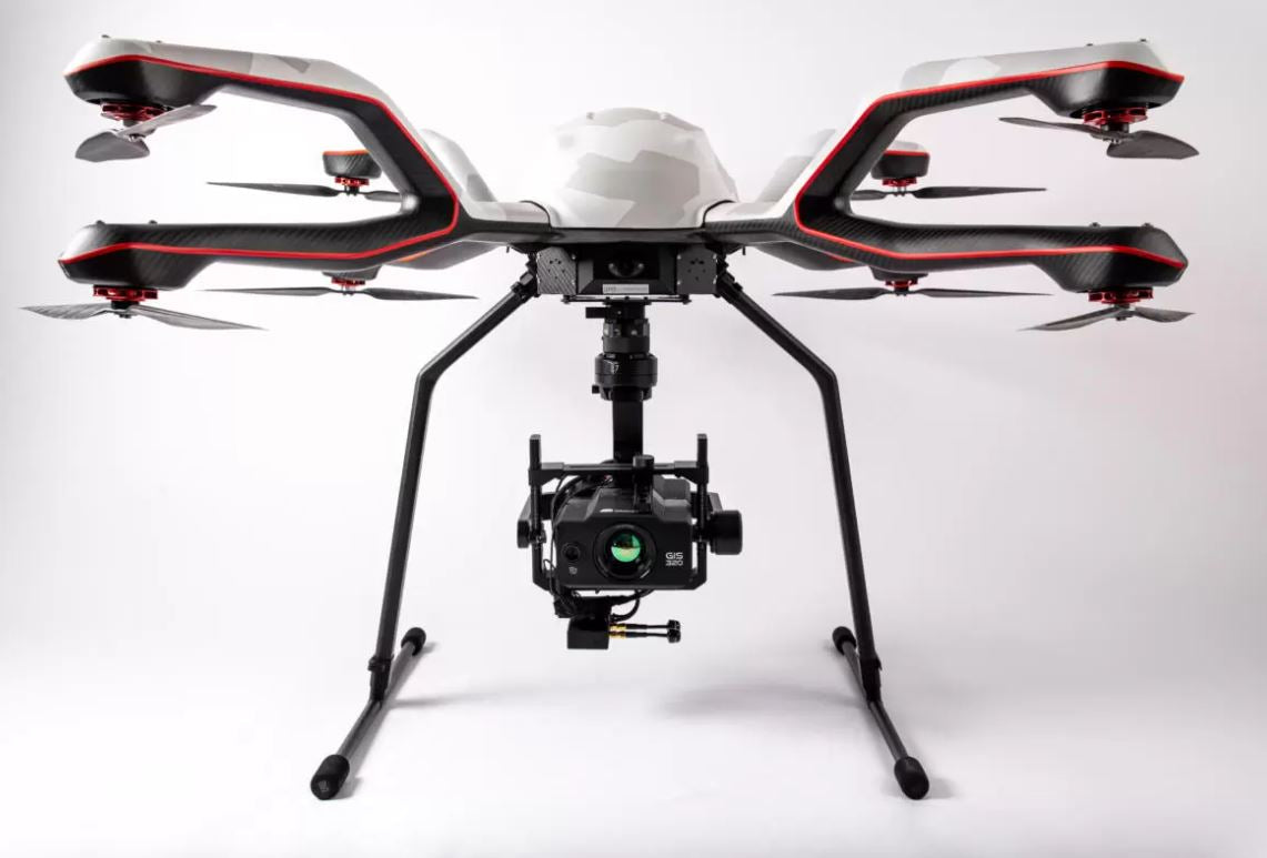 Workswell FLIR GIS-320 Radiometric Drone Camera for Gas Detection w/ 24° Lens SKU 71520-0302