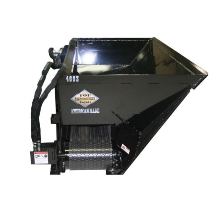 Top Dog Attachments Heavy Duty Dual Side Flow Bucket SKU 9000144