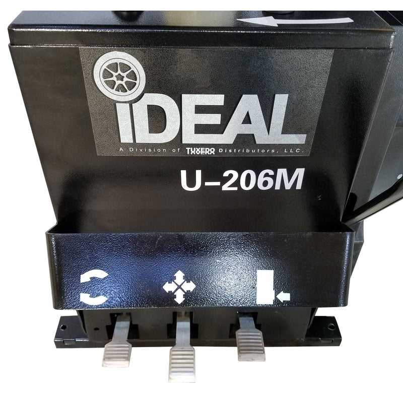 iDEAL Tire Changer & MC Wheel Balancer Hand Spin Combo w/ MC Adapter Kit SKU TCWB-PSC206M