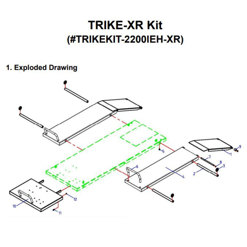 iDeal Series TRIKE Extension Kit SKU TRIKEKIT-2200IEH-XR