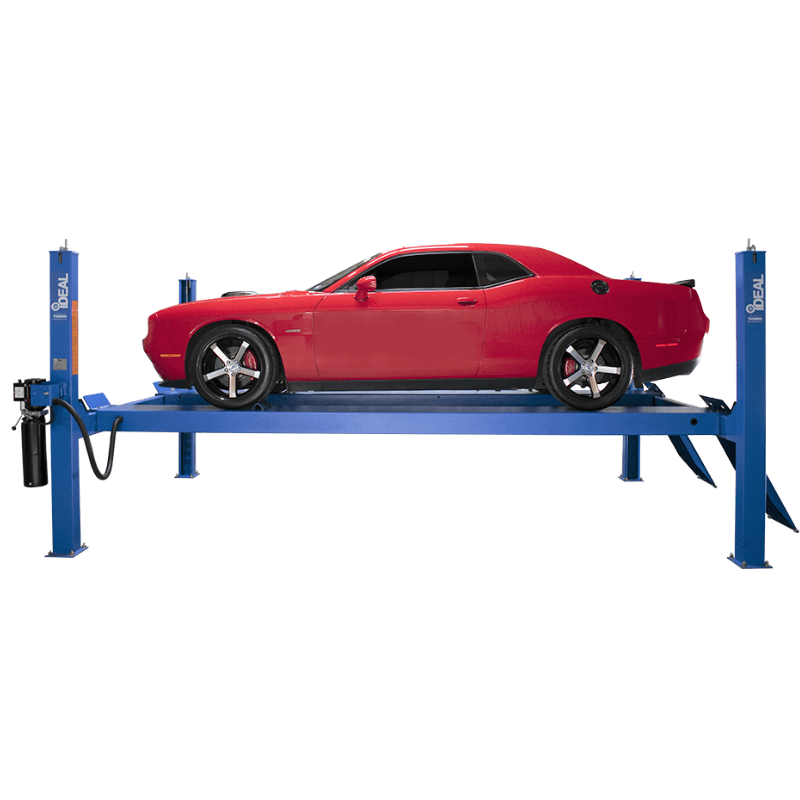 iDEAL 14,000 lb 4 Post Car Lift Closed Front Cable Pull SKU FP14KC-X