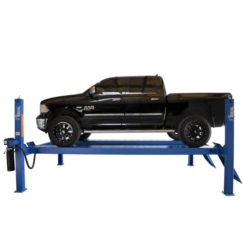 iDEAL 14,000 lb 4 Post Car Lift Closed Front Cable Pull SKU FP14KC-X