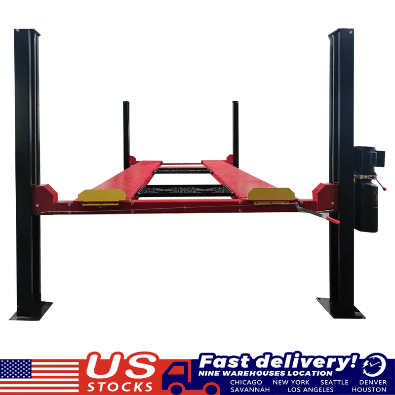 Katool 9,500lb Heavy Duty 4-Post Lift for Storage, w/ Casters SKU KT-4H950