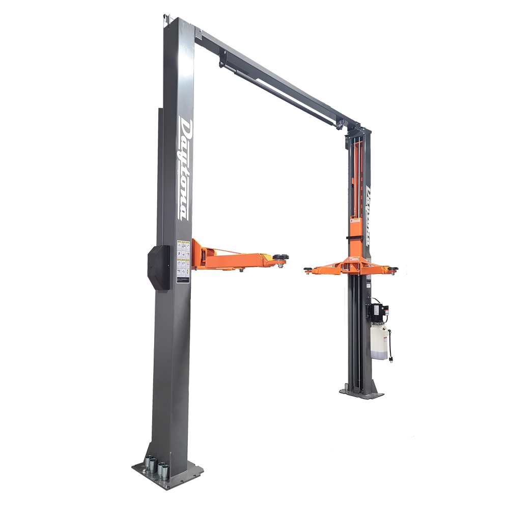 Daytona 12,000 lbs Capacity Overhead 2 Post Car Lift, Adjustable Width SKU LTPA12