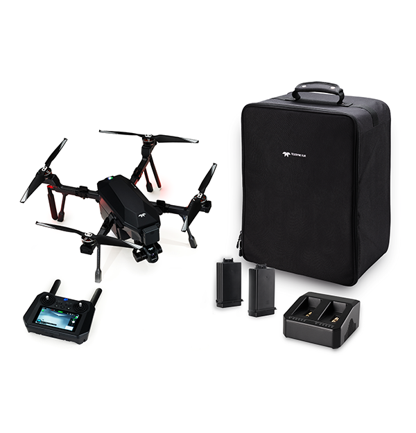 Teledyne FLIR SIRAS Public Safety Drone Bundle w/ Thermal, Visible Camera Payload (VUE TV128 Assembly, 1 Set Top & Bottom batteries) (Limit 1 per PS Agency) SKU 438-0002-01P