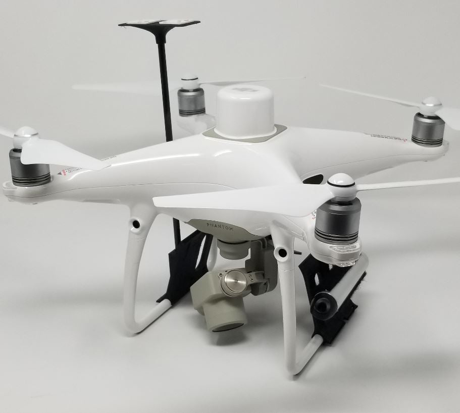 The Advantage Empire Partner Custom Phantom 4 Self Powered Micasense Rededge-M and MX Mount SKU P4-REDEDGEMOUNT
