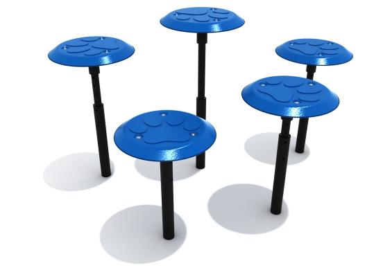 Playground Equipment Paw Print Step SKU PDP011