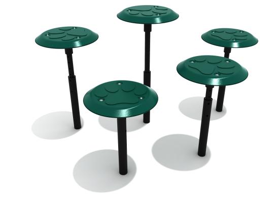 Playground Equipment Paw Print Step SKU PDP011