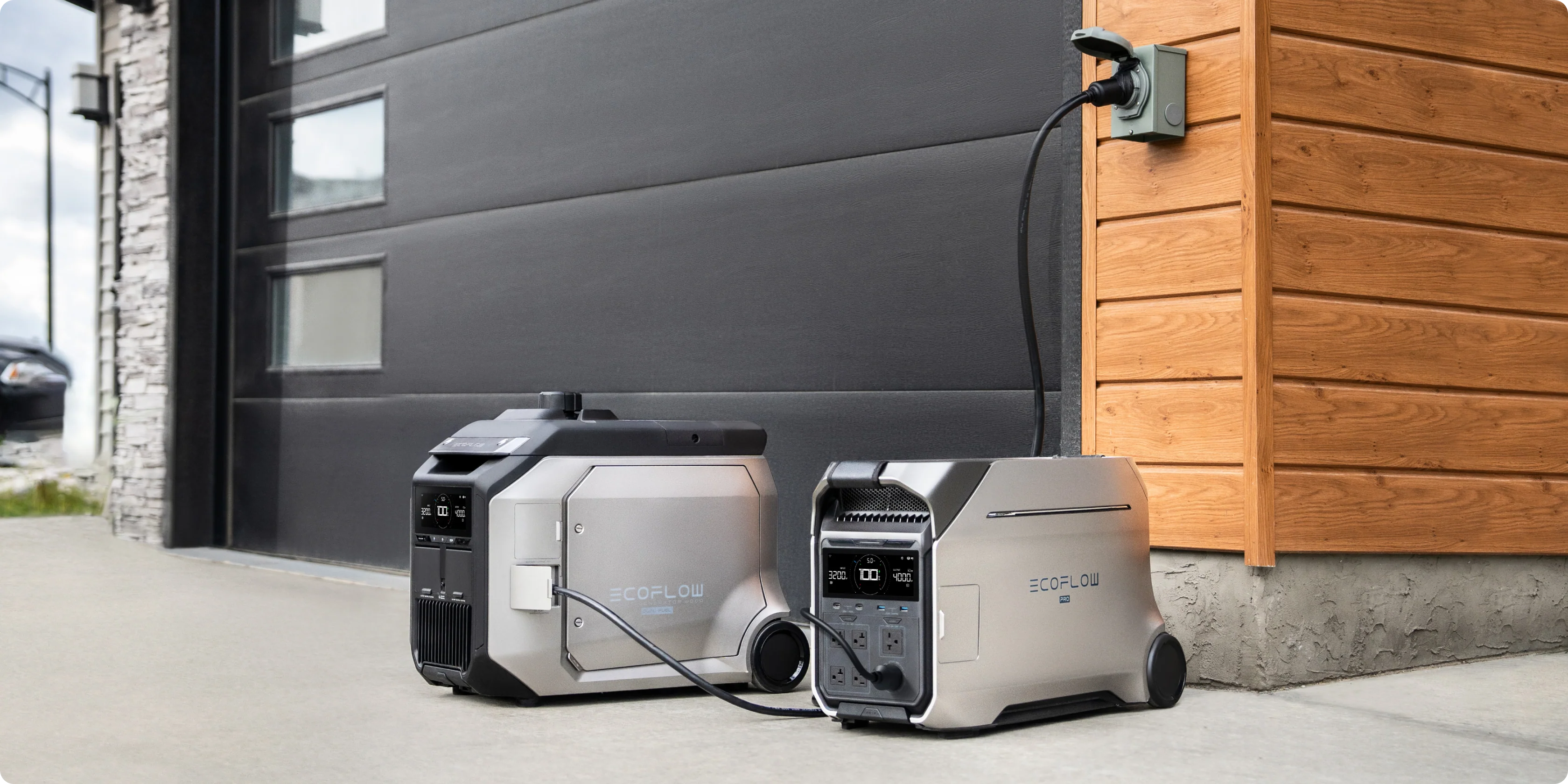 EcoFlow DELTA Pro 3 w/ Smart Generator 4000 (Dual Fuel) EFDELTAPRO3-US+EFSG4000-US-EPA