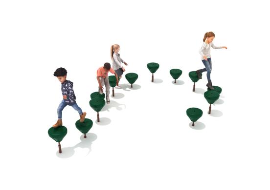 Playground Equipment Pebble Path SKU PFS016