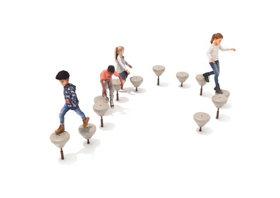 Playground Equipment Pebble Path SKU PFS016