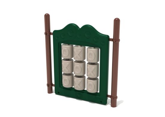 Playground Equipment Free Standing Tic-Tac-Toe Panel w/ Posts SKU PFS009