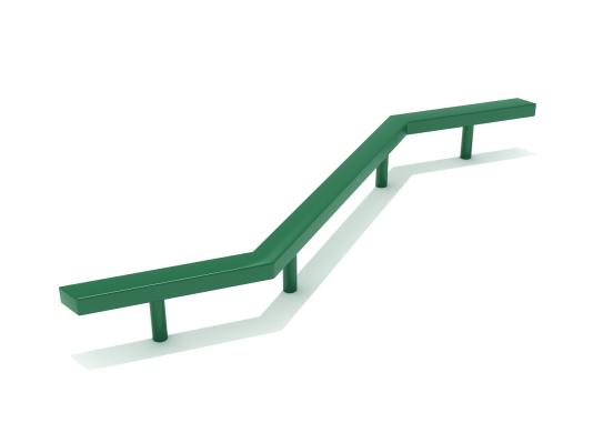 Playground Equipment Zig Zag Balance Beam SKU PFS062