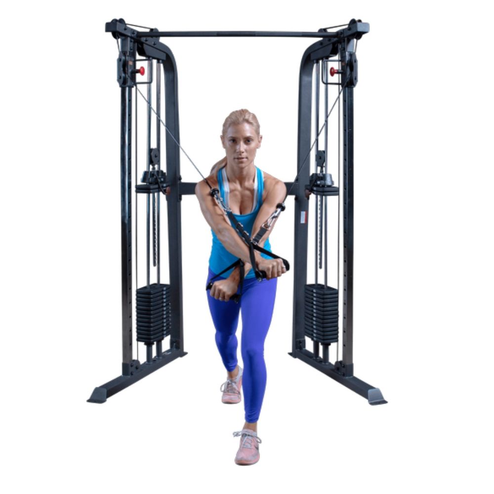 Body Solid Powerline Functional Trainer w/ Bench & Attachments SKU PFT100