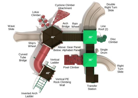 Playground Equipment Baraboo Playground SKU PKP270
