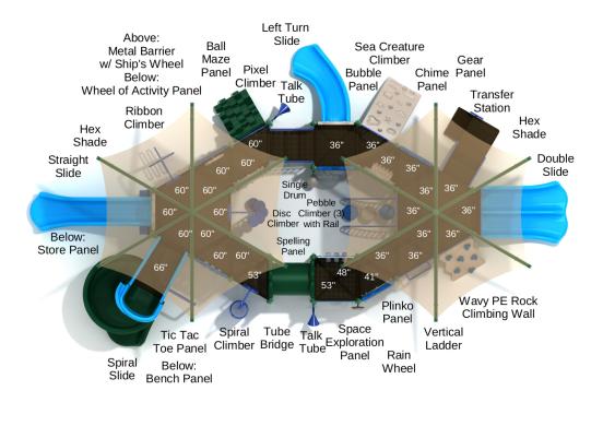 Playground Equipment Paradise Playground SKU PKP284