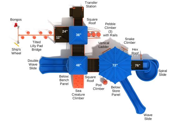 Playground Equipment Elbert Playground SKU PMF009