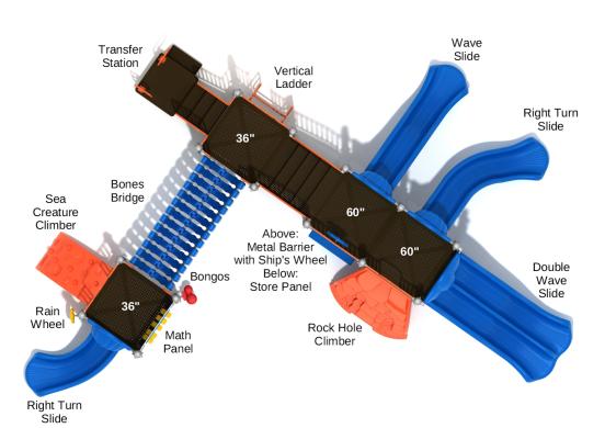 Playground Equipment Princeton Playground SKU PMF015