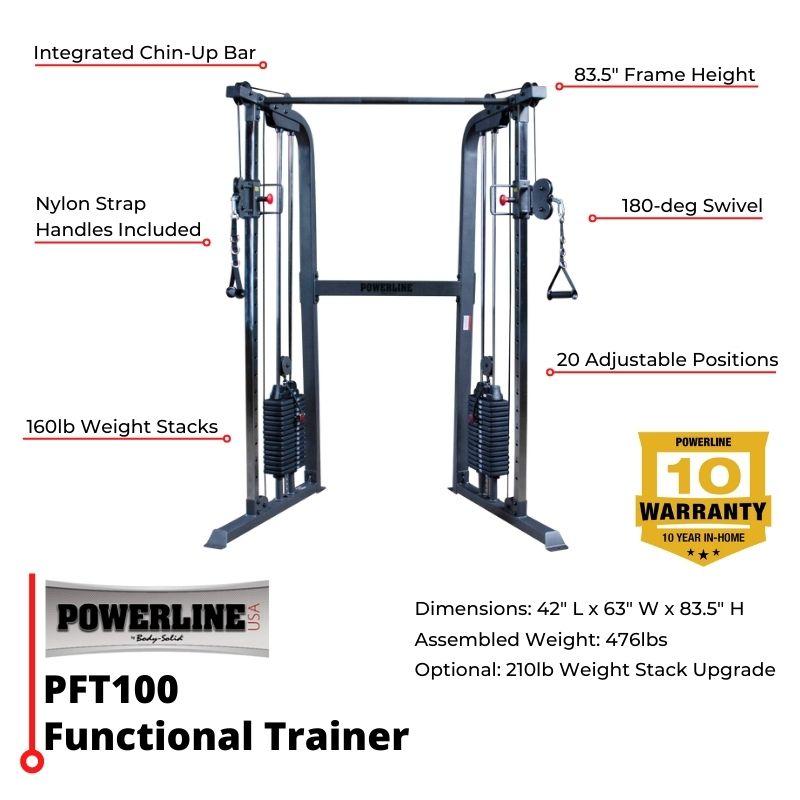 Body Solid Powerline Functional Trainer SKU PFT100