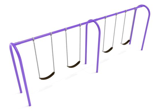 Playground Equipment 8 Feet High Elite Arch Post Swing SKU PSW006