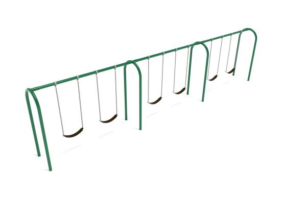 Playground Equipment 8 Feet High Elite Arch Post Swing SKU PSW007NS