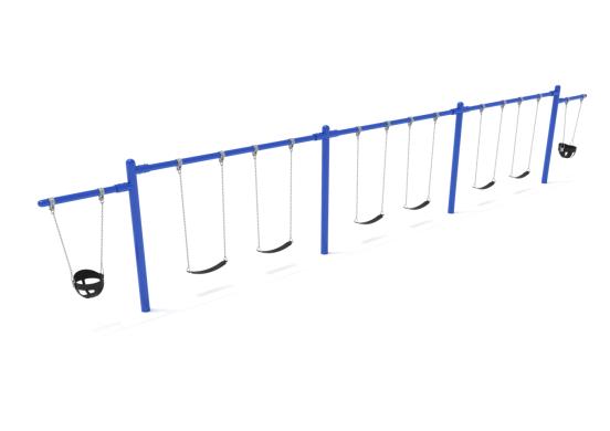 Playground Equipment 7/8 Feet High Elite Cantilever Swing SKU PSW320