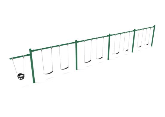 Playground Equipment 7/8 Feet High Elite Cantilever Swing SKU PSW410