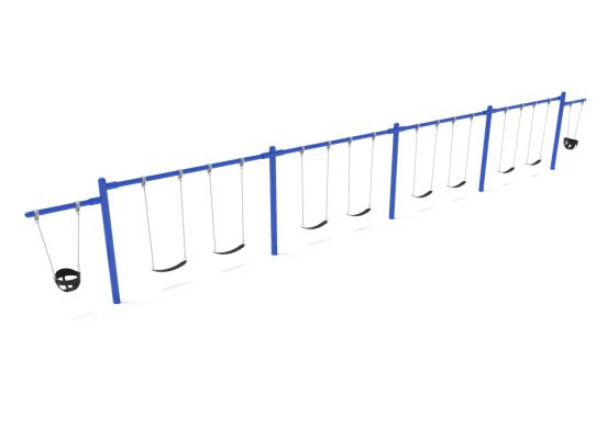 Playground Equipment 7/8 Feet High Elite Cantilever Swing SKU PSW420