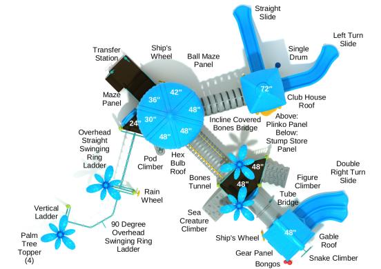 Playground Equipment Fancy Frog SKU PTH029